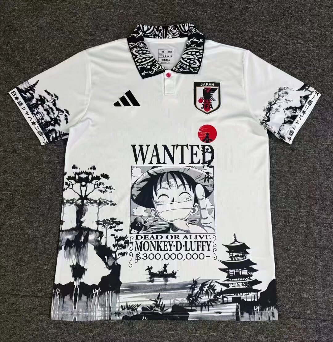 2024/2025 Japan Chunjiang Luffy White Football Jersey 1:1 Thai Quality