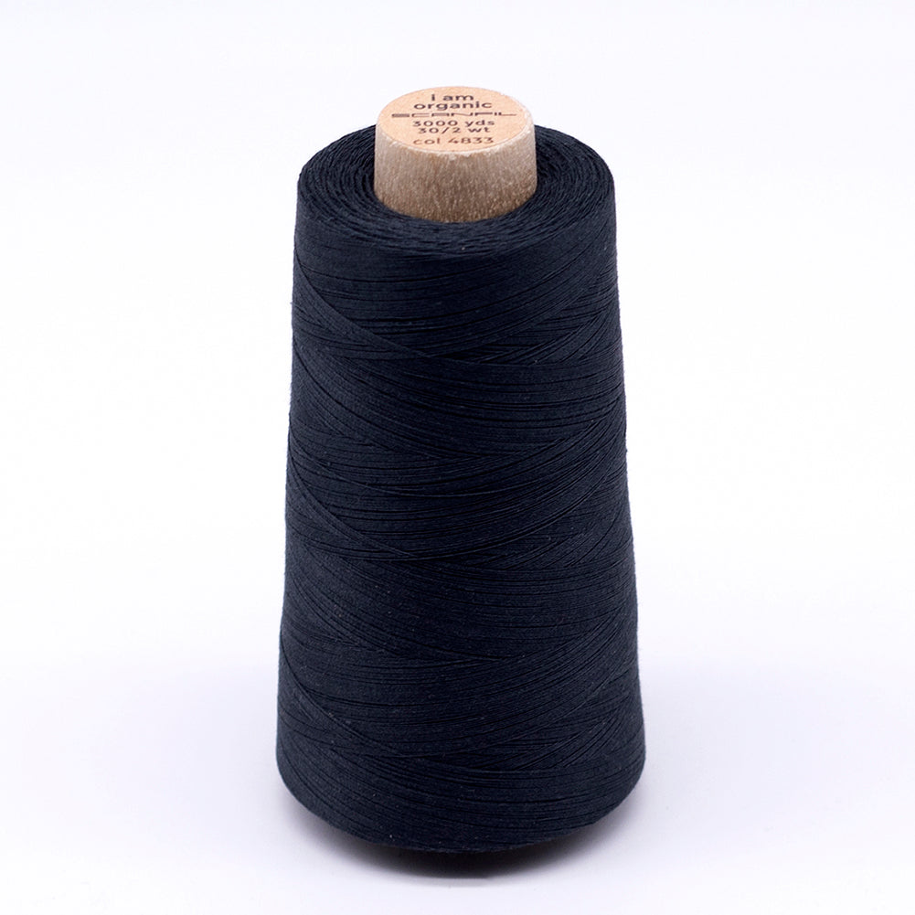 SCANFIL® 30wt Organic Pima Cotton Thread 3000 yd Cone - 4833 Vulcanic Ash - Joann Fabrics