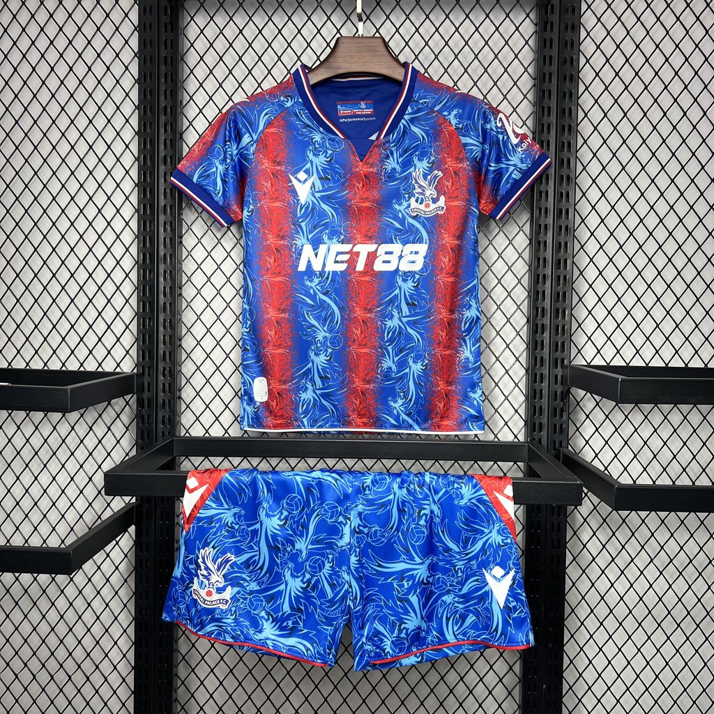 2024/2025 Crystal Palace Home Soccer Jersey Kids Size 1:1 Thai Quality