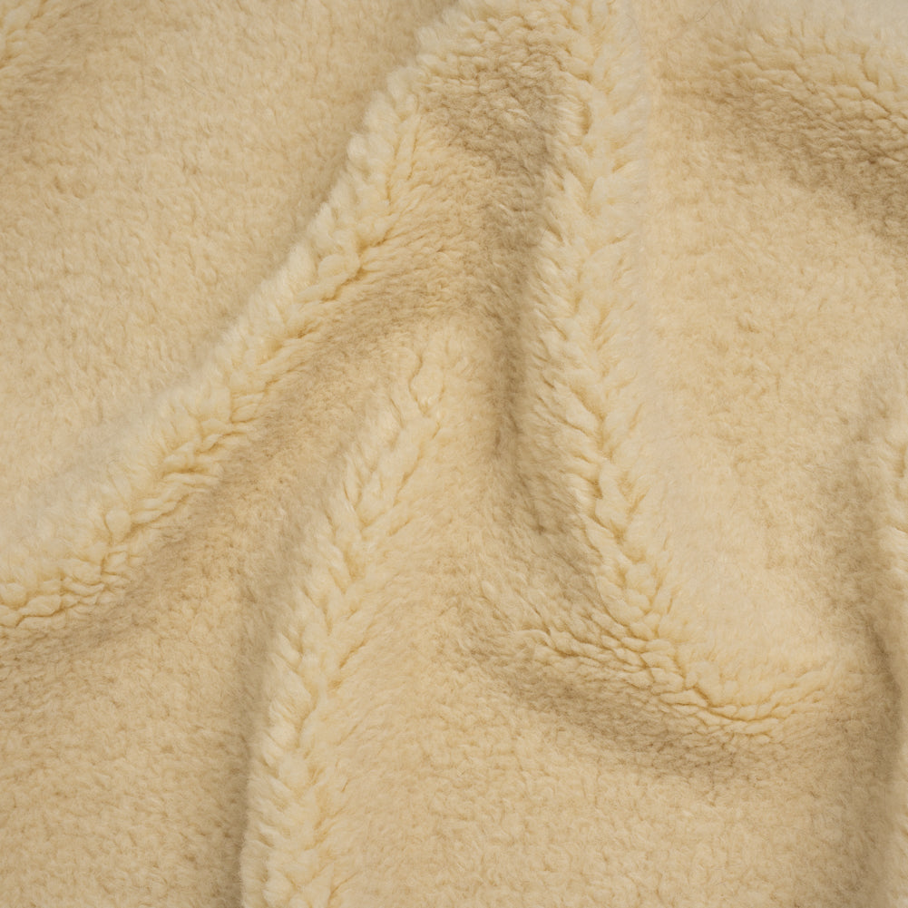 Recycled Polyester Faux Sherling Fur - Ecru - Joann Fabrics