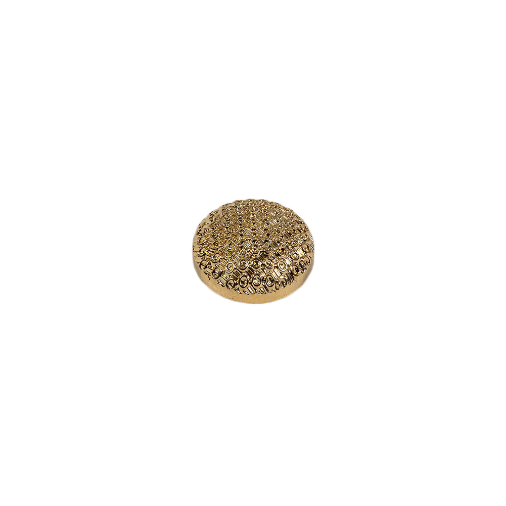 Italian Gold Textured Shank Back Button - 16L/10mm - Joann Fabrics