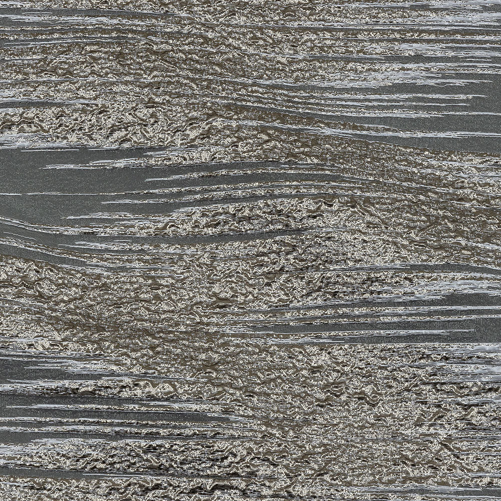 Metallic Silver and White Sleek Streaks Luxury Burnout Brocade - Joann Fabrics