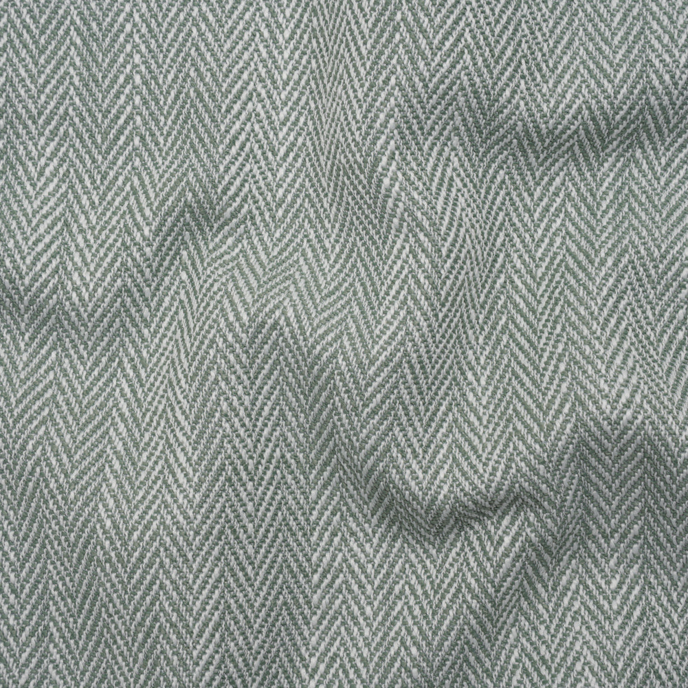 Recycled Polyester Home Decor Twill - Seafoam Herringbone - British Imported - Joann Fabrics
