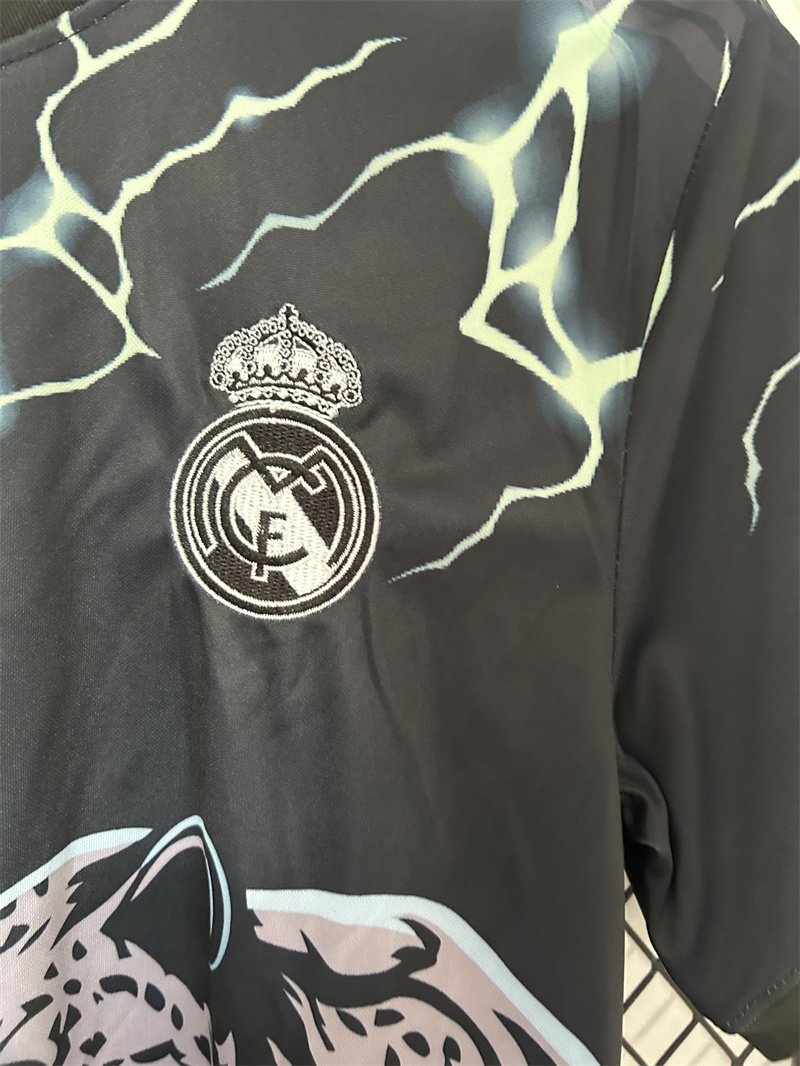 2024/2025 Real Madrid Leopard Special Edition Jersey Green 1:1 Thai Quality
