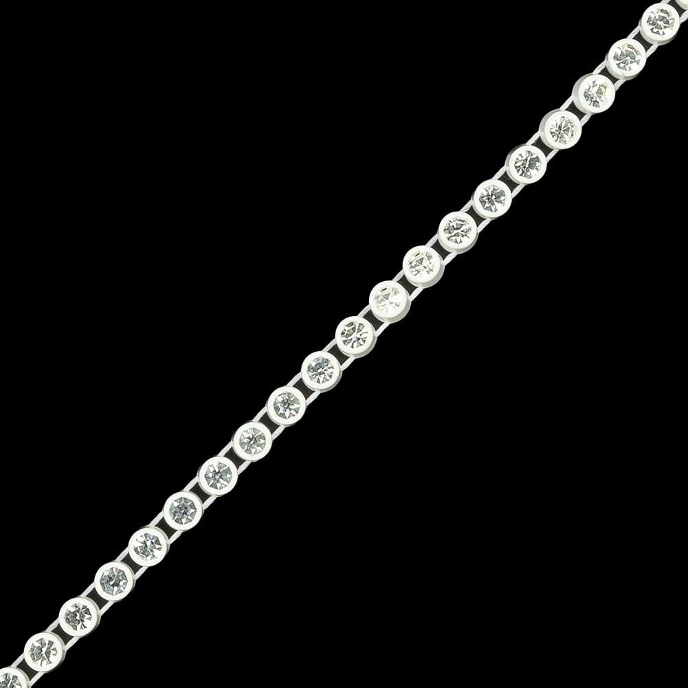 Vintage Crystal and White Rhinestone Trimming - 3mm - Joann Fabrics