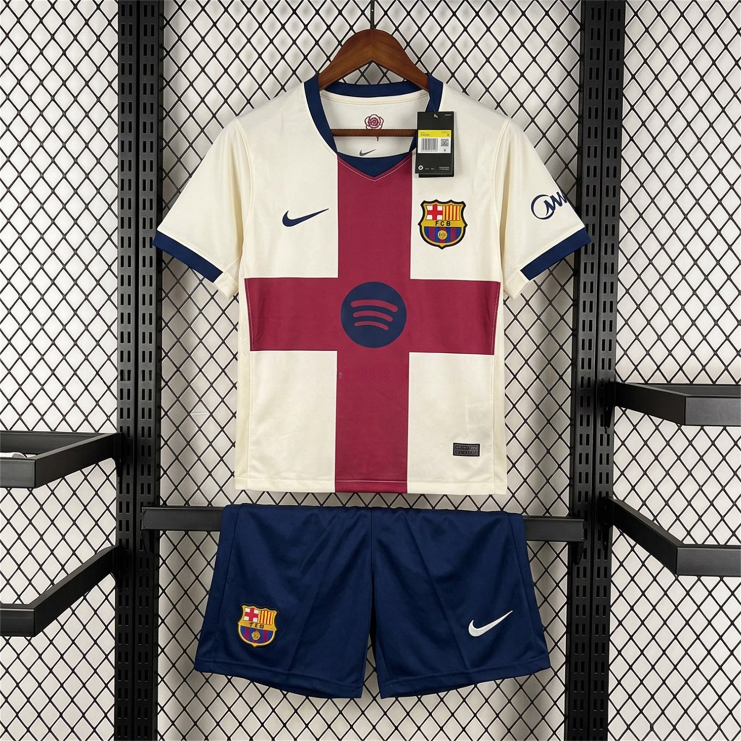 Barcelona 26-27 Fourth Kids Kit - Fans Version - UnitedFutballJersey