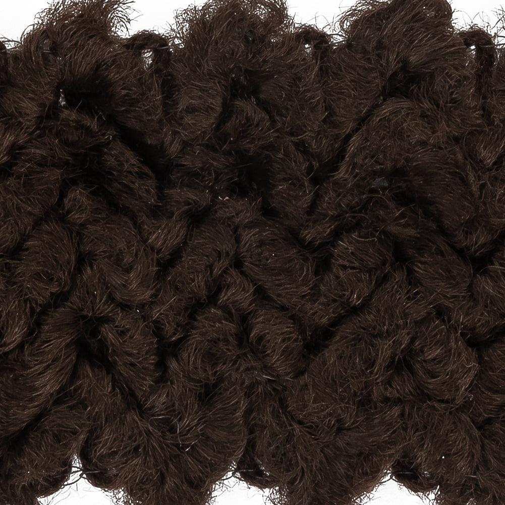 Brown Short Pile Fuzzy Trimming - 2