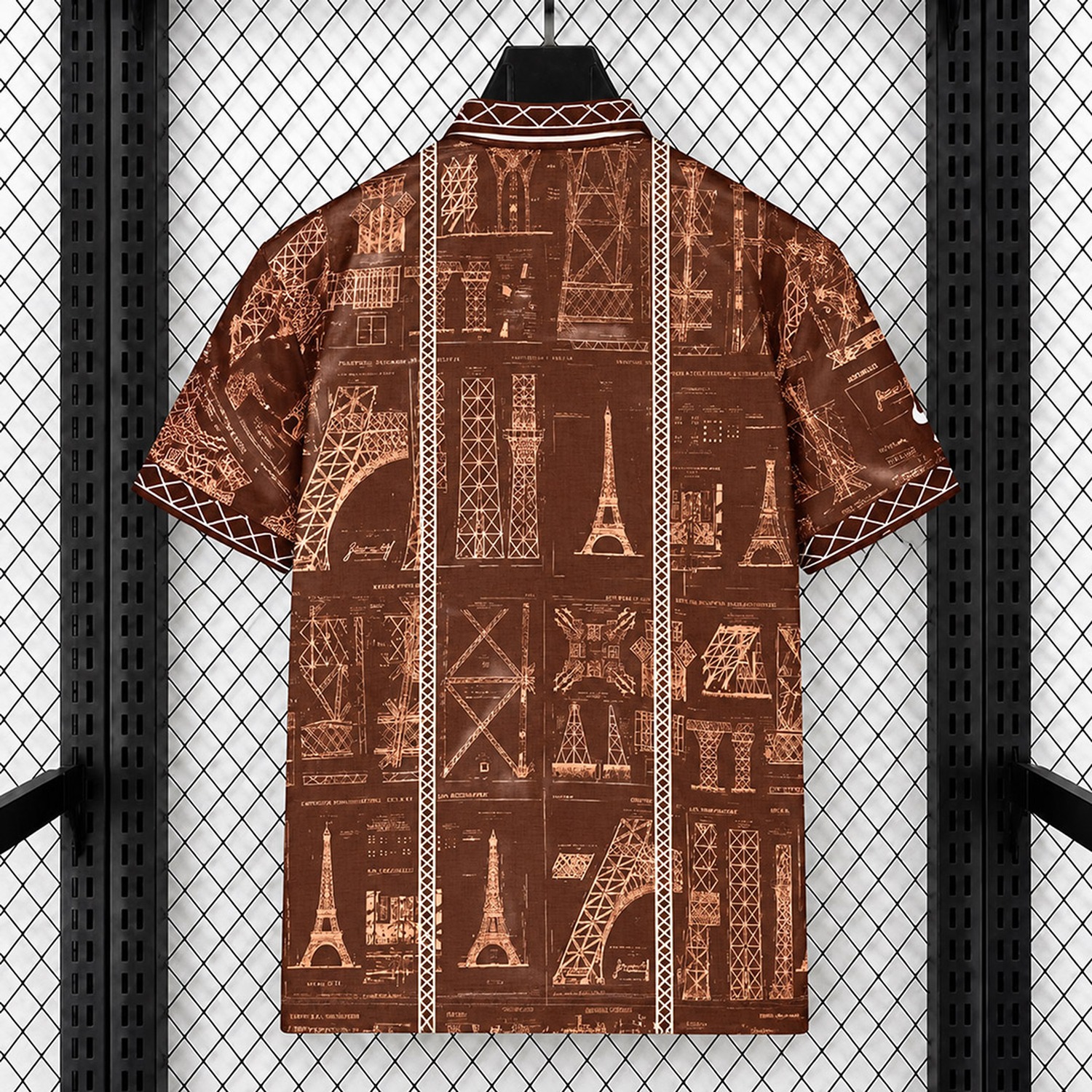 Paris Saint-Germain PSG 26-27 Eiffel Tower Dark Red Special Jersey - Fans Version - UnitedFutballJersey