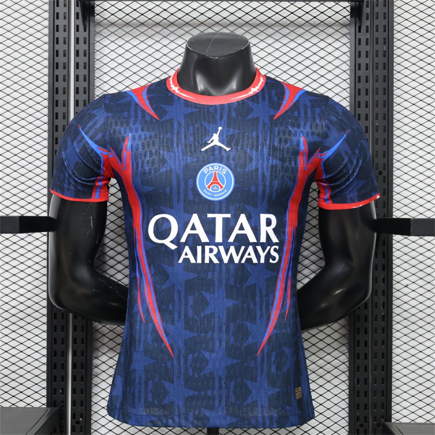 Paris Saint-Germain PSG 26-27 Blue Star Pattern Special Jersey - Player Version - UnitedFutballJersey
