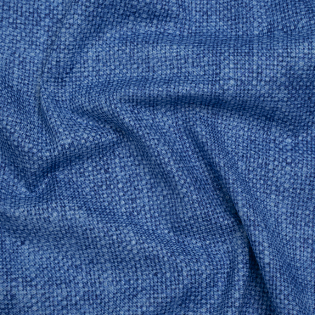 Printed Quilting Cotton by Northcott Studio - Blue Canvas Textured - Linen Basics Collection - Joann Fabrics