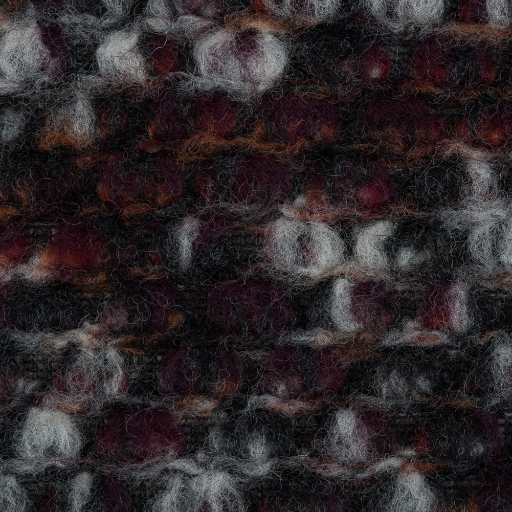 Orange, Red and Black Speckled Wool Knit - Joann Fabrics
