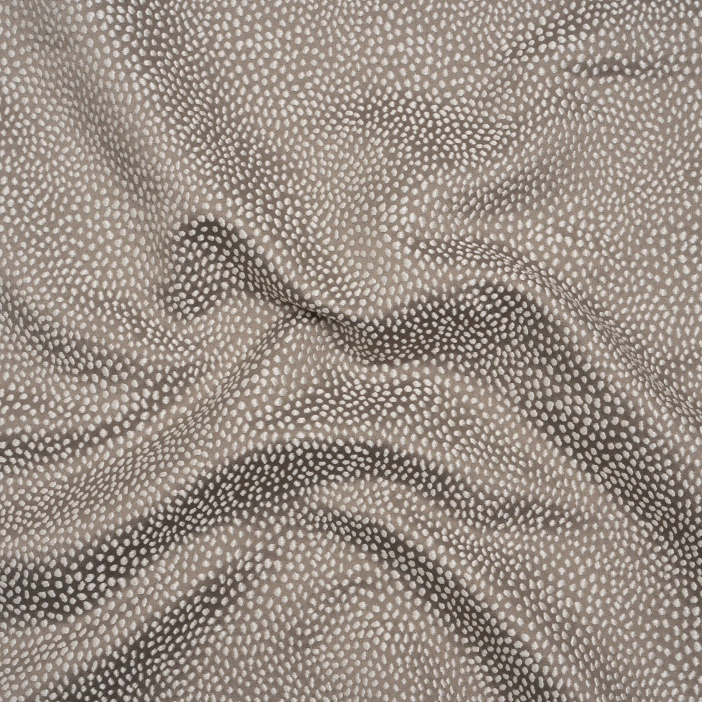 Recycled Polyester Jacquard - Earth Little All-Over Spots - British Imported - Joann Fabrics
