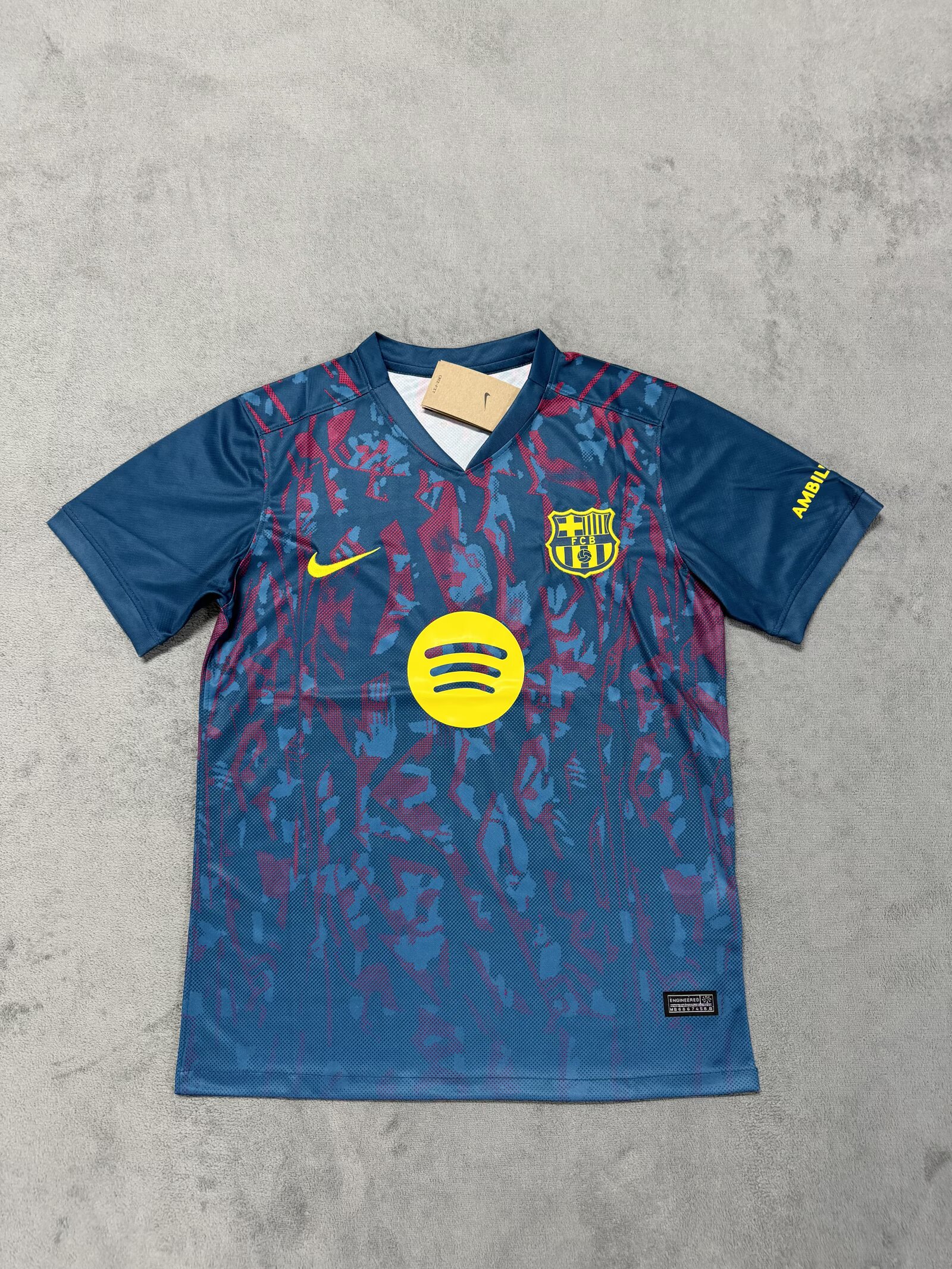 2025/2026 Barcelona Special Edition Yellow Advertising Football Jersey 1:1 Thai Quality