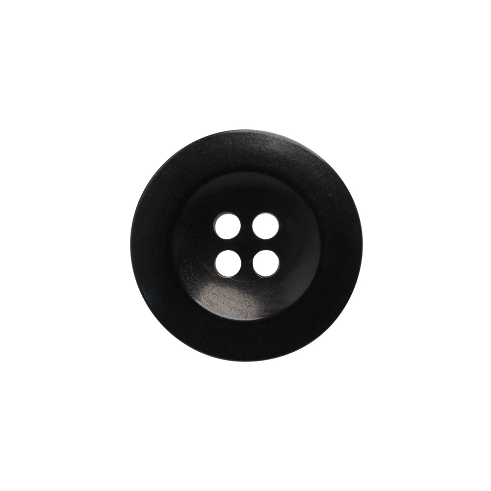 Plastic 4-Hole Button - 32L/20mm - Black Saucer - Joann Fabrics