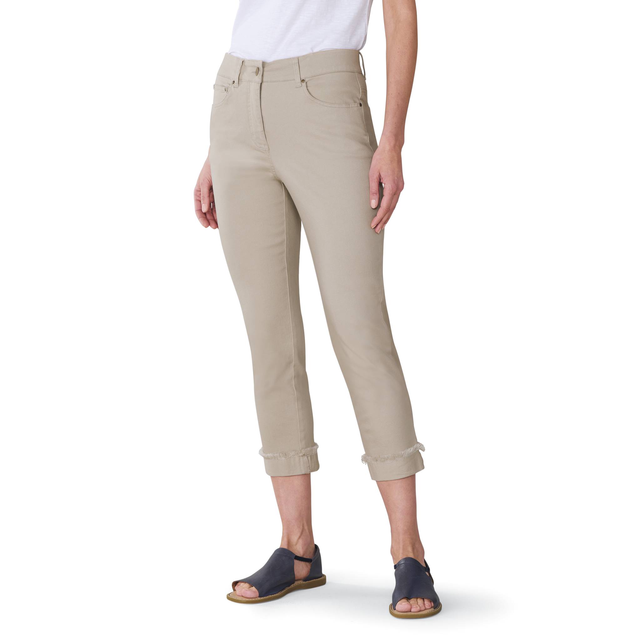 Girlfriend Fringe Cuff Twill Crop - Northstyle Catalog