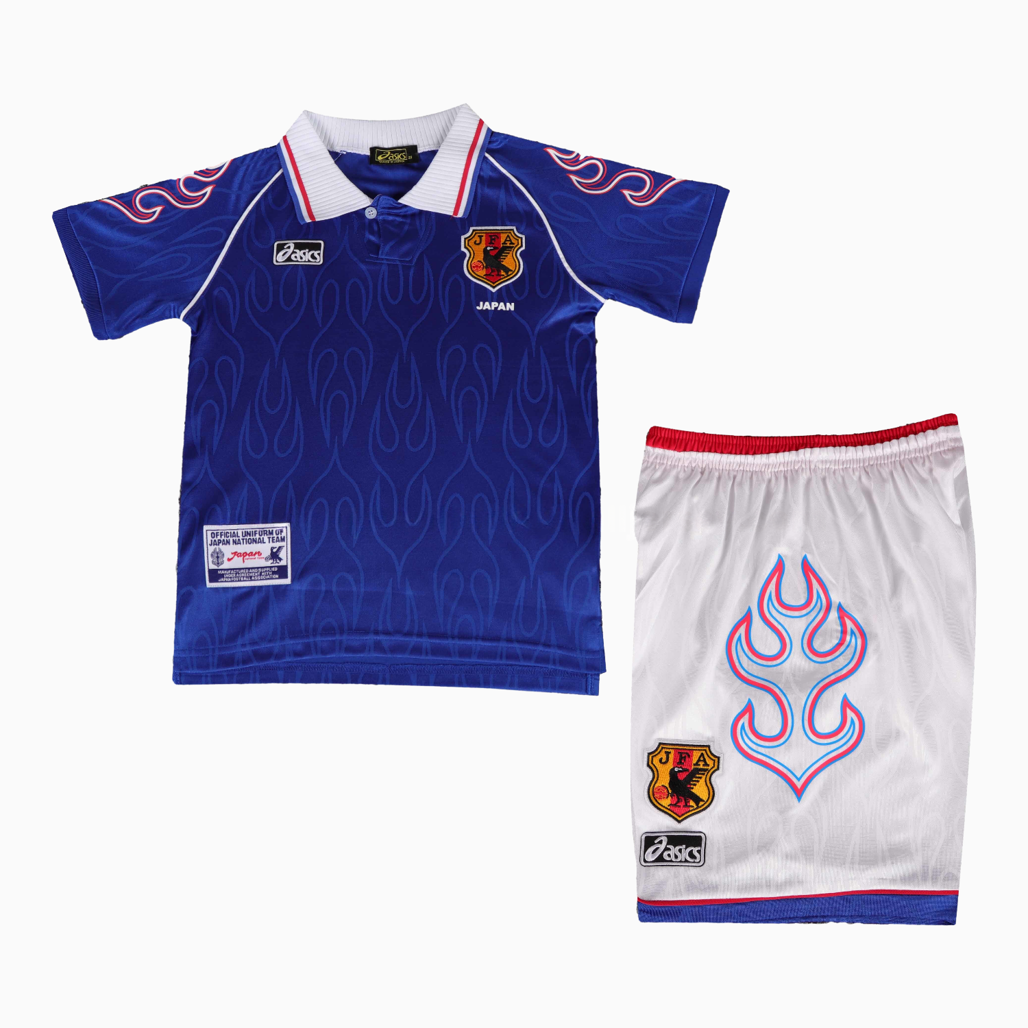Retro Japan 1998 Home Kids Kit - UnitedFutballJersey