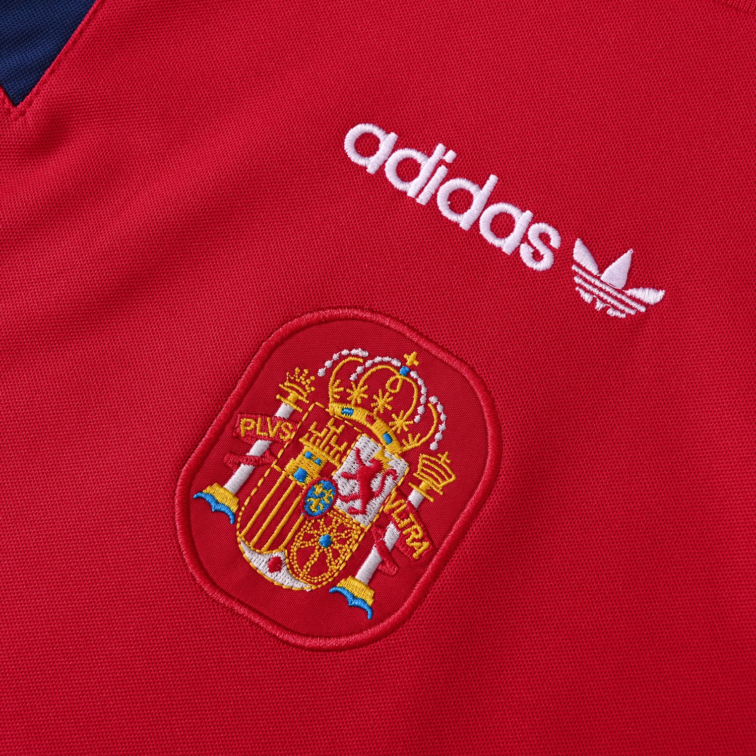Spain 2026 Originals Trefoil Short-Sleeve Training Set - Red Top & Red Shorts - UnitedFutballJersey