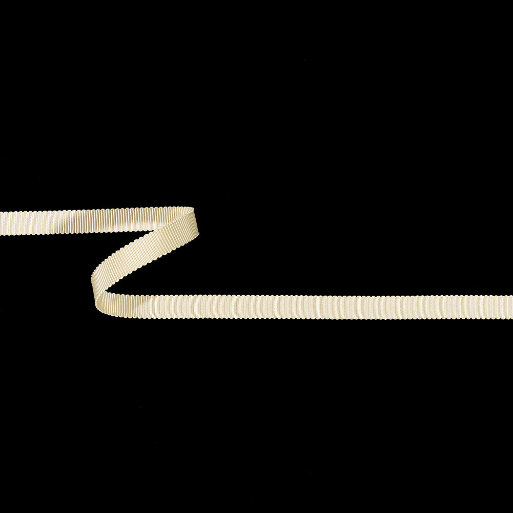 Almond Milk Recycled Polyester Petersham Grosgrain Ribbon - 9mm - Joann Fabrics