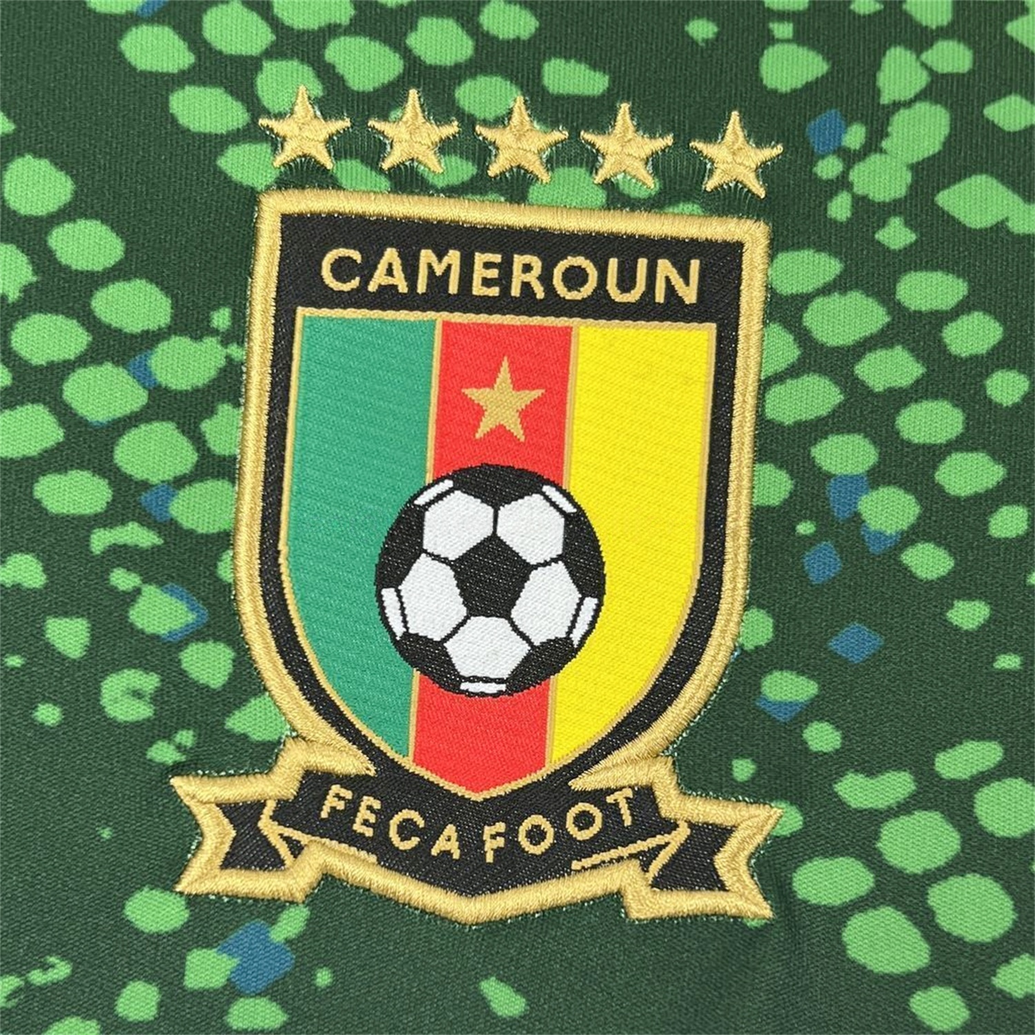 Cameroon 2026 Home Green Jersey - Fans Version - UnitedFutballJersey