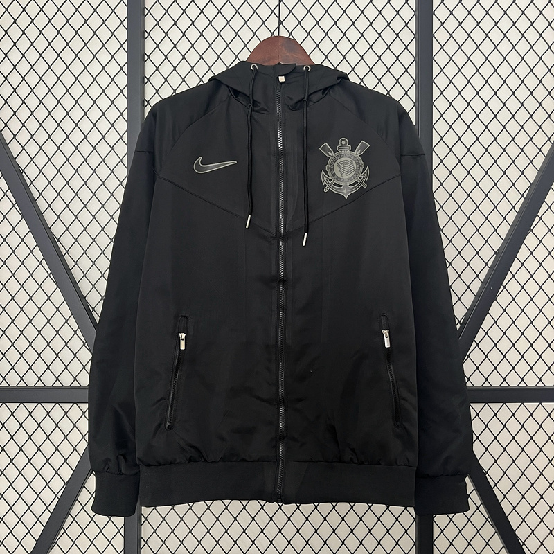 2024 Corinthians Windbreaker Black