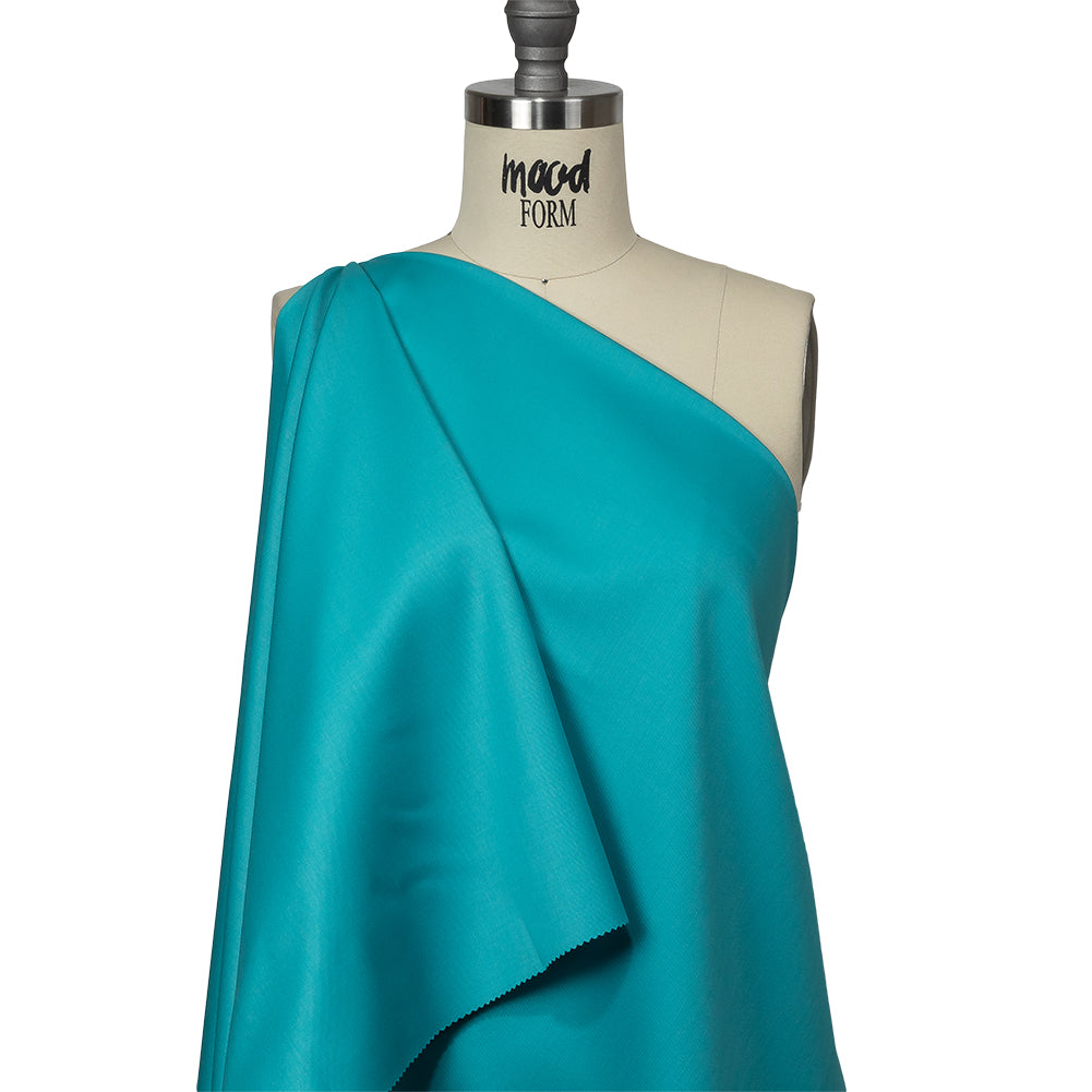 Super 120 Merino Wool Suiting - Peacock Blue - Finn Collection - Joann Fabrics