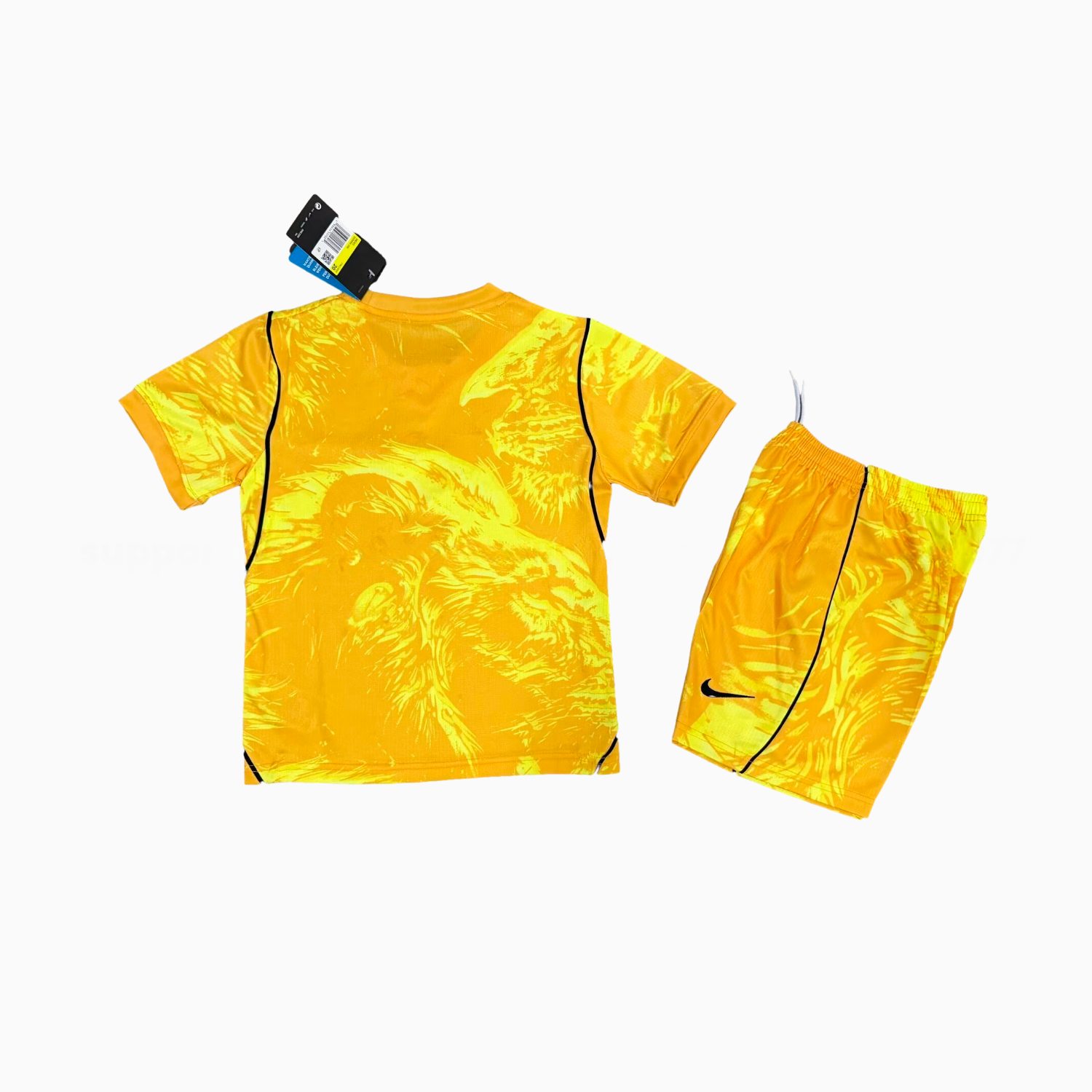 England 2026 Yellow Goalkeeper Kids Kit - UnitedFutballJersey
