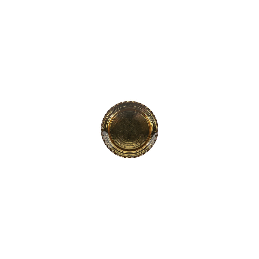 Topaz and Gold Iridescent Resin-Casted Blouse Button - 14L/9mm - Joann Fabrics