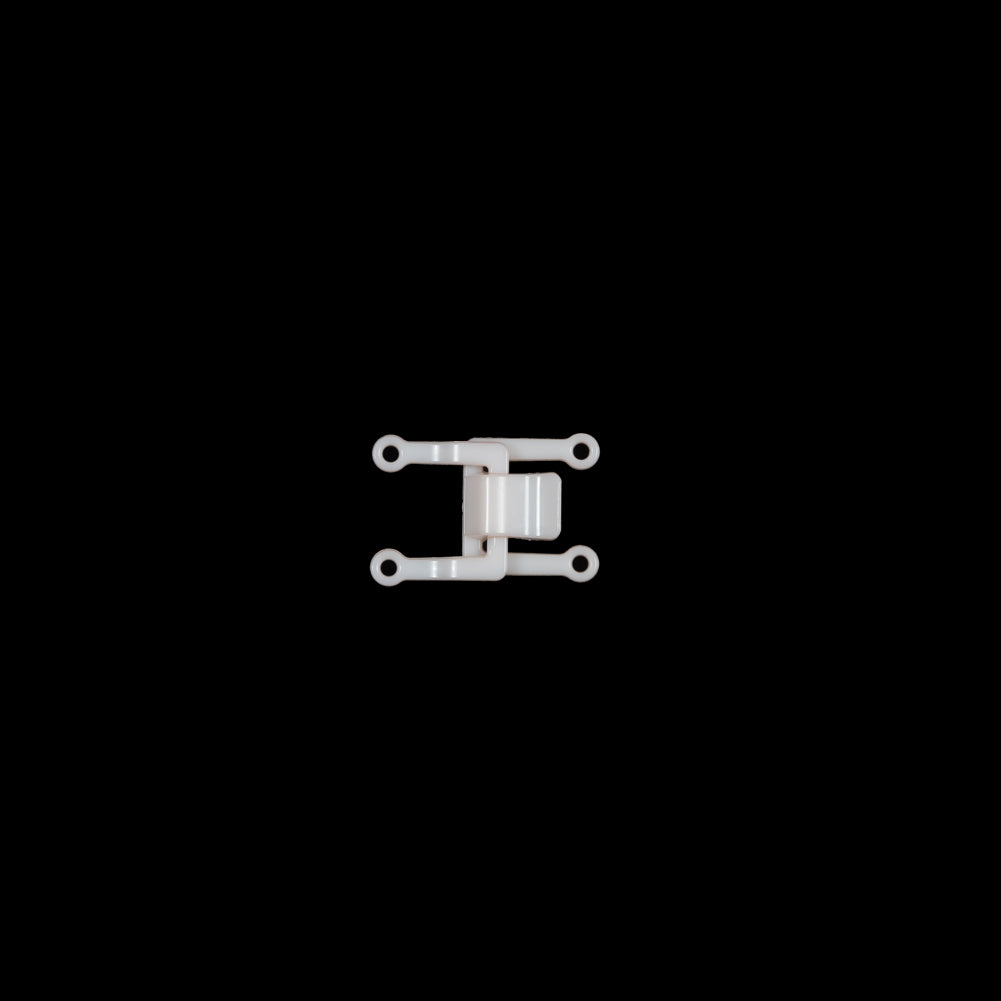 Italian Pale Beige Plastic Buckle Closure - 1