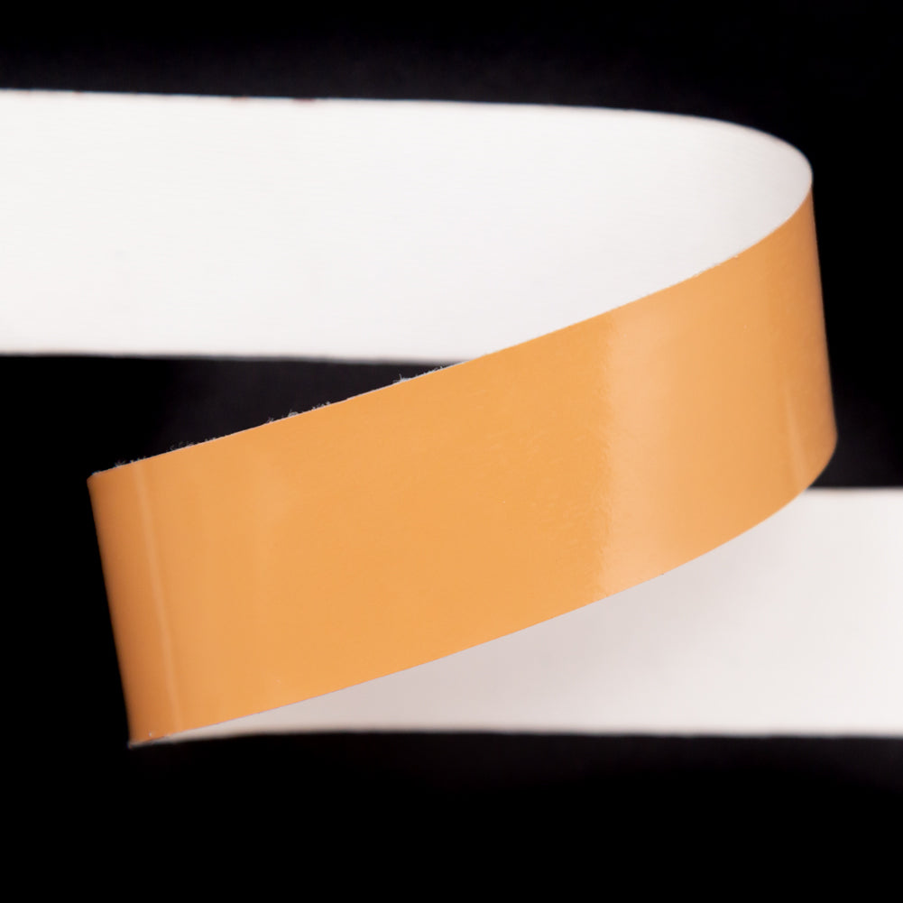 Italian Roasted Honey Faux Patent Leather Trim - 1