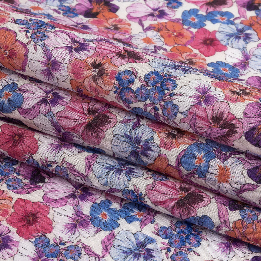 Mood Exclusive Floral Detonation Cotton Voile - Joann Fabrics
