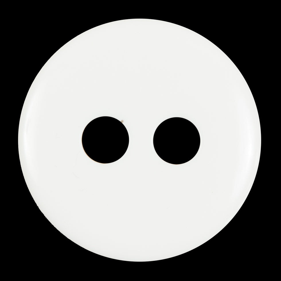 White Plastic 2-Hole Button - 55L/35mm - Joann Fabrics