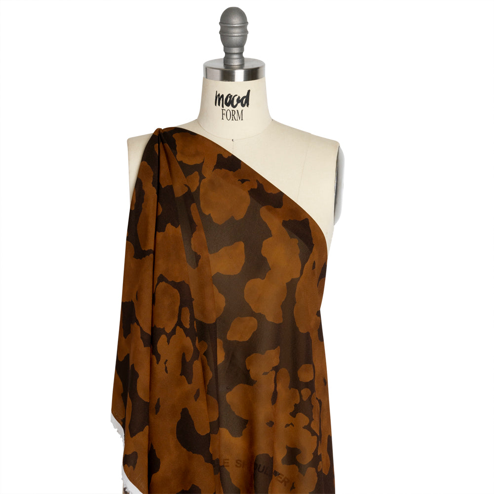 Mood Exclusive Brown Clouded Kingdom Viscose Georgette - Joann Fabrics
