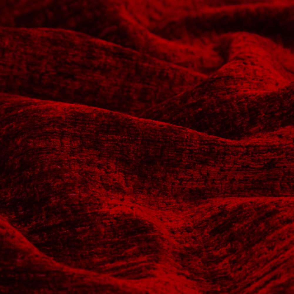 Sinful Red Polyester Upholstery Chenille - Joann Fabrics