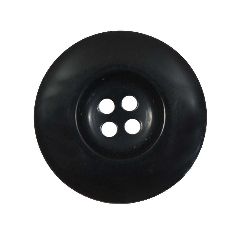 Black Plastic 4-Hole Button - 44L/28mm - Joann Fabrics