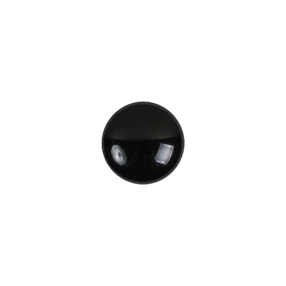 European Black Self Back Glass Button - 18L/11.5mm - Joann Fabrics