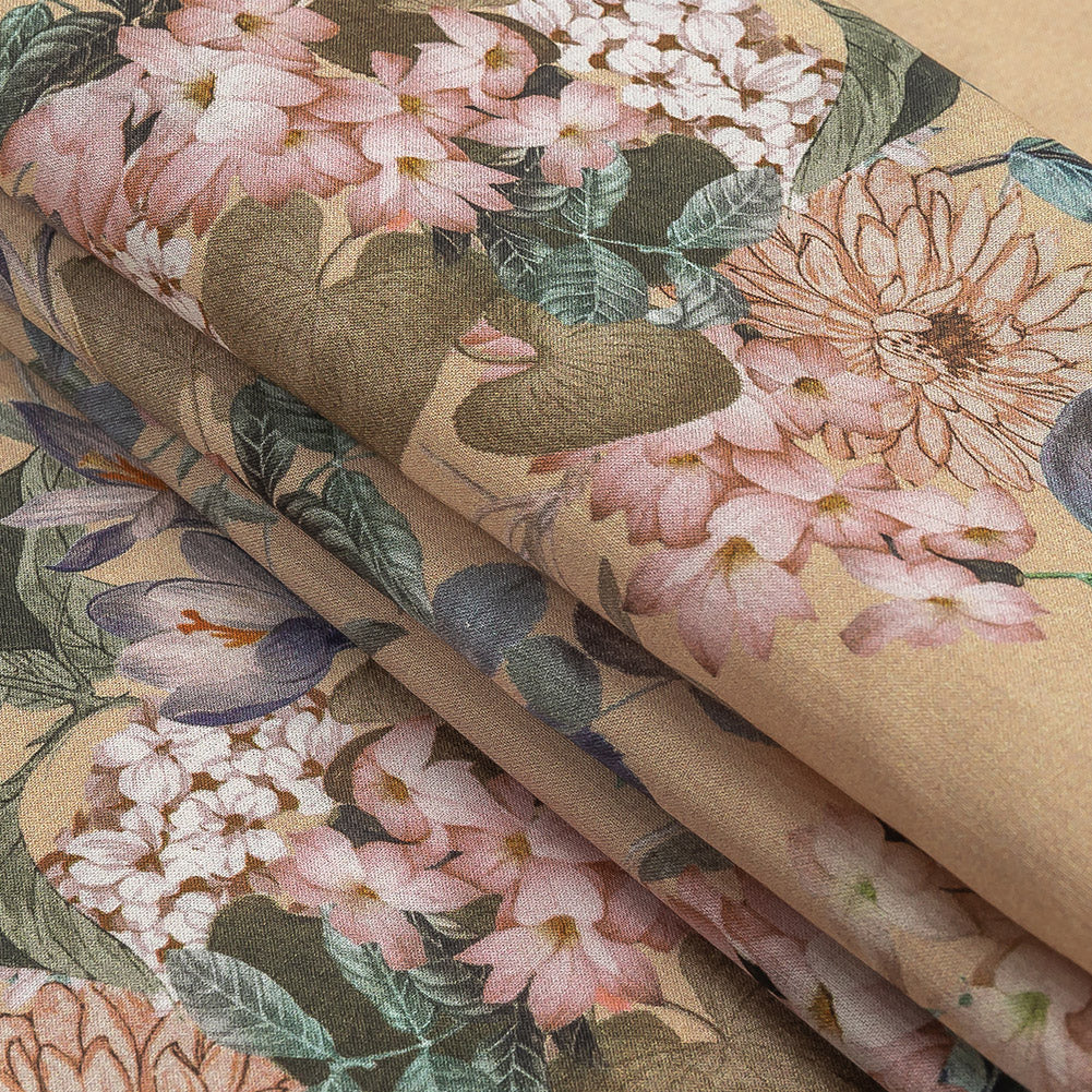 Cotton Voile - Bisque Floral - Trifling Thoughts Print - Mood Exclusive Kenko Collection - Joann Fabrics