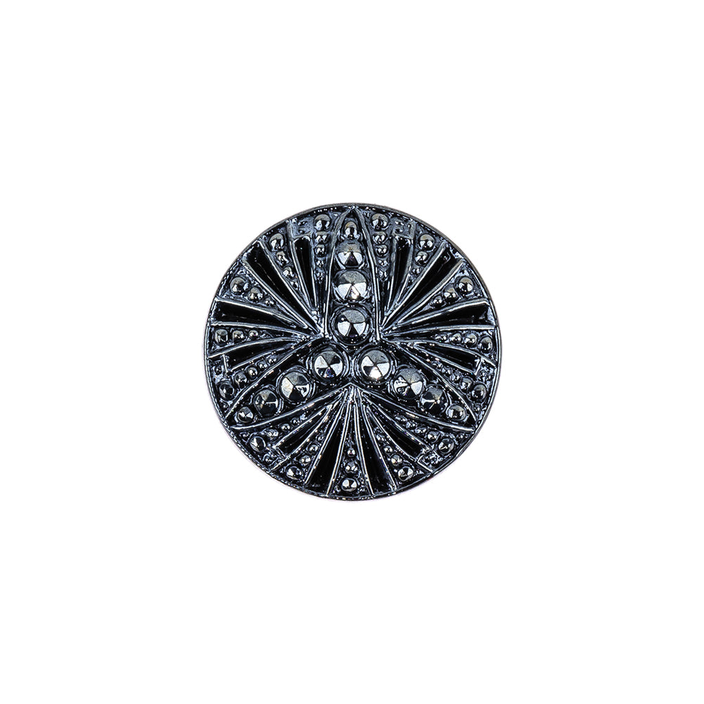 Vintage Dk Montana Classical Shank Back Glass Button - 28L/18mm - Joann Fabrics