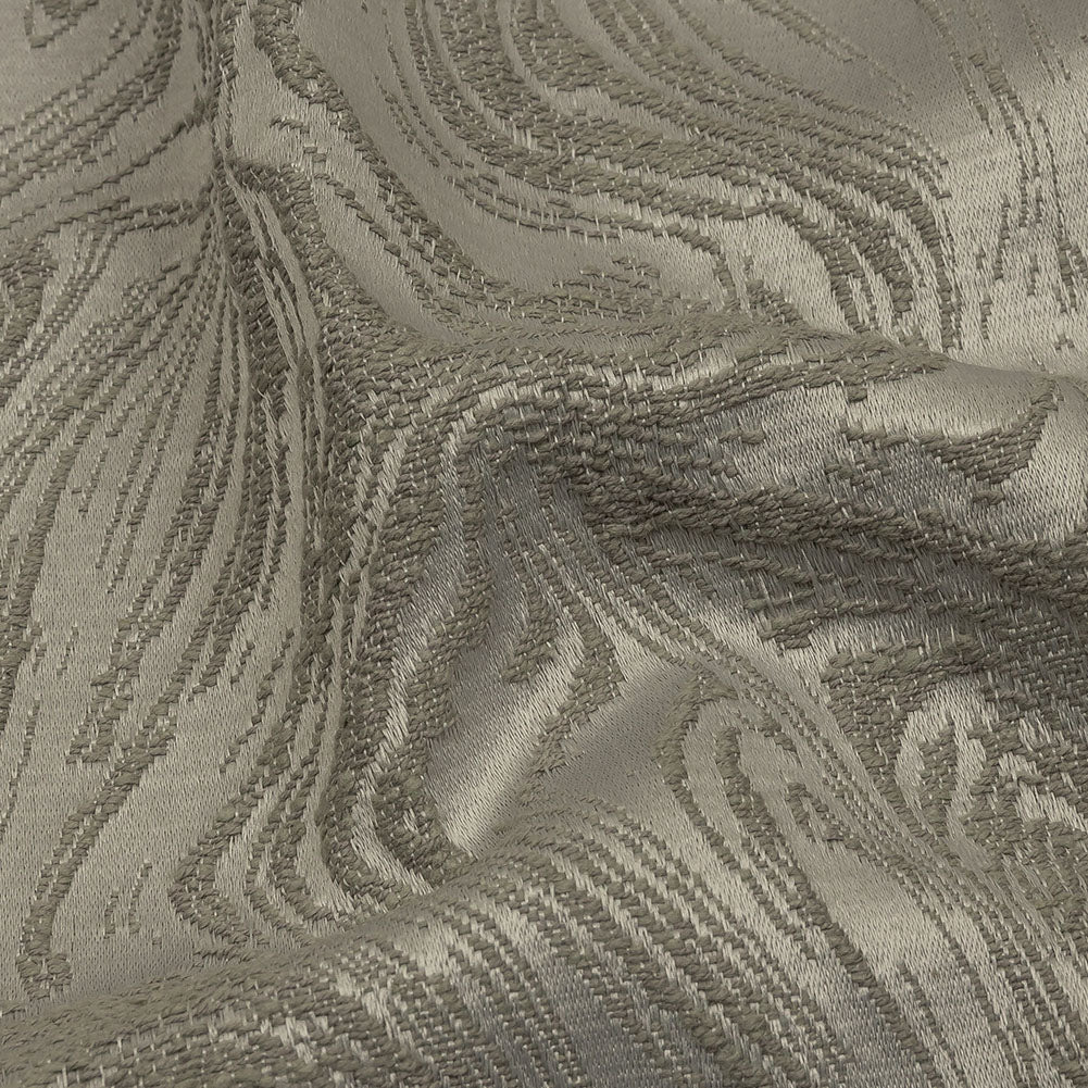 Cotton and Recycled Polyester Drapery Jacquard - Slate Marbled Lines - British Imported - Joann Fabrics