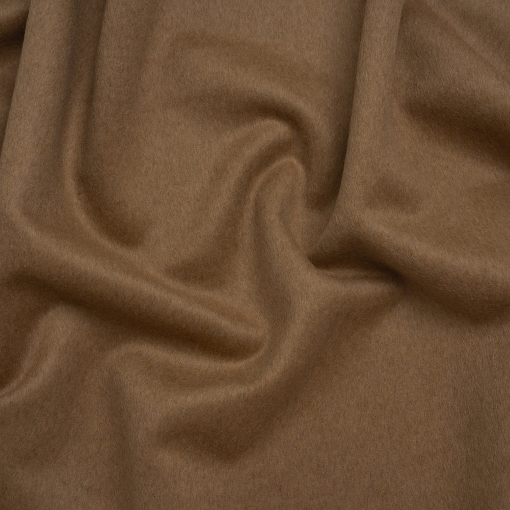 Brushed Wool Blend Coating - Tan - Deadstock - Joann Fabrics