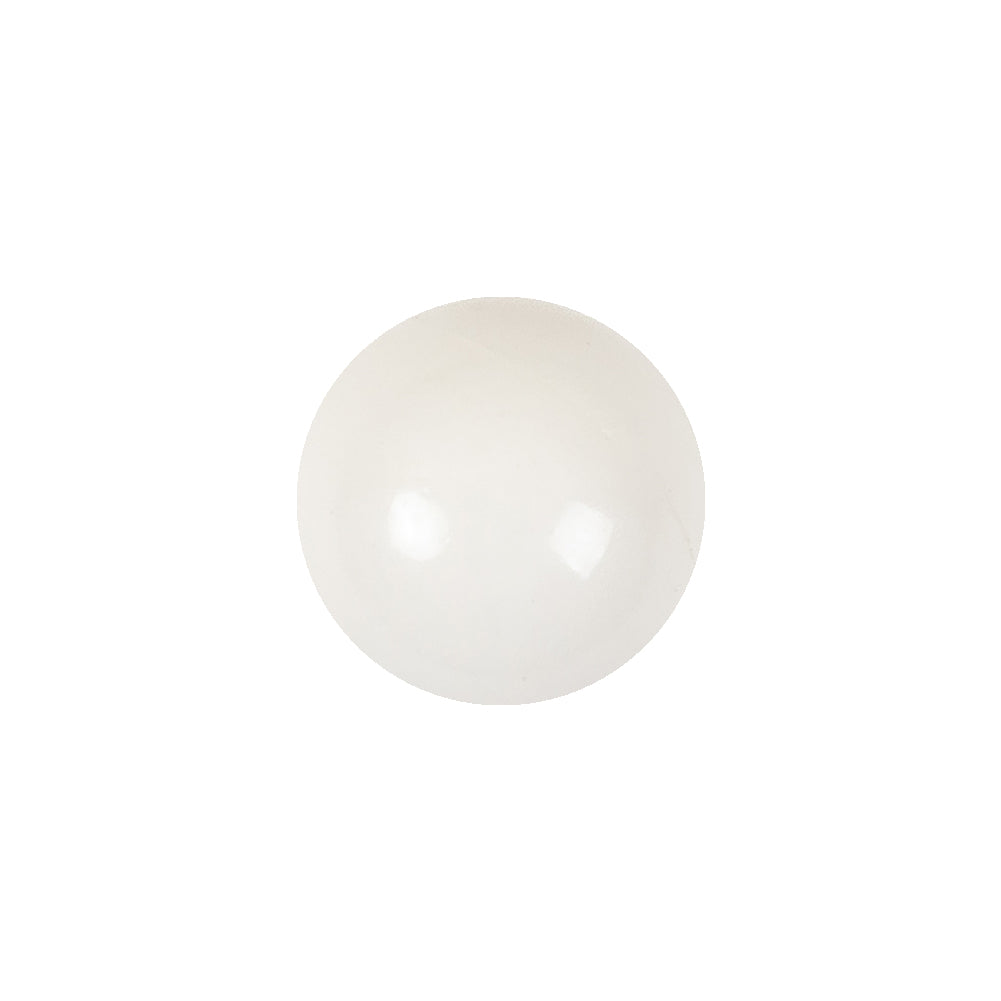 Vintage Chalk White Glass Shank Back Ball Button - 25L/16mm - Joann Fabrics