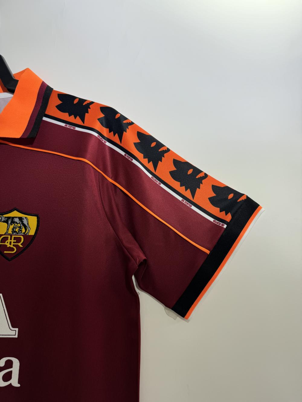 1998-1999 Retro Roma Home Soccer Jersey 1:1 Thai Quality
