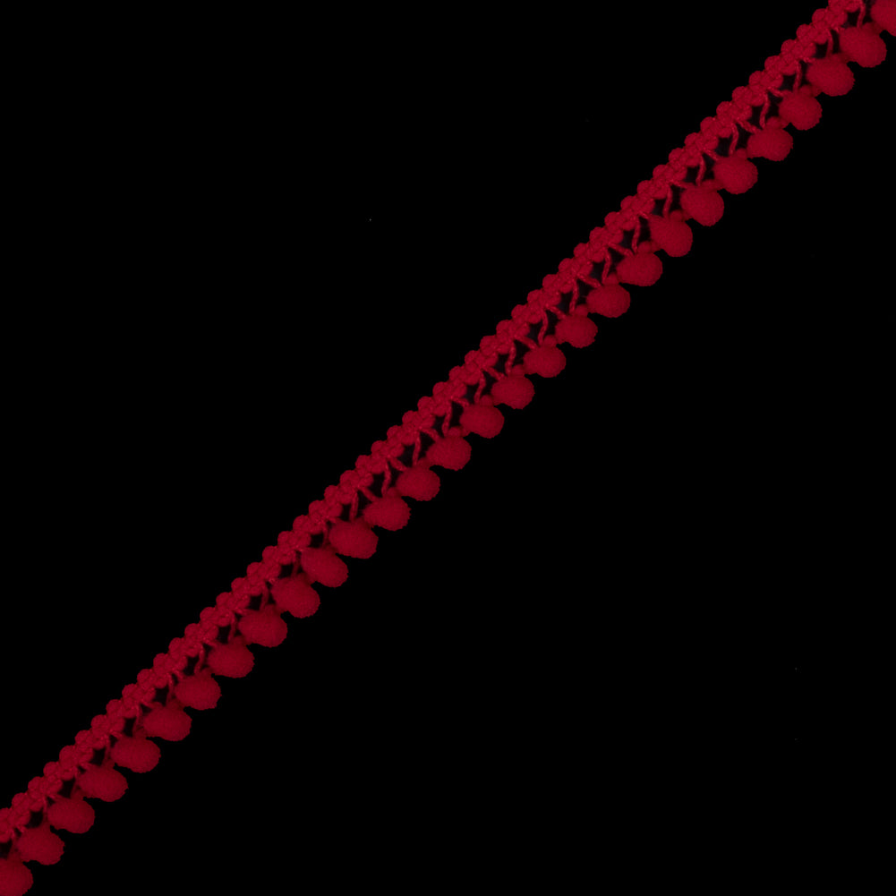 European Red Single Row Mini Pom Pom Trim - Joann Fabrics