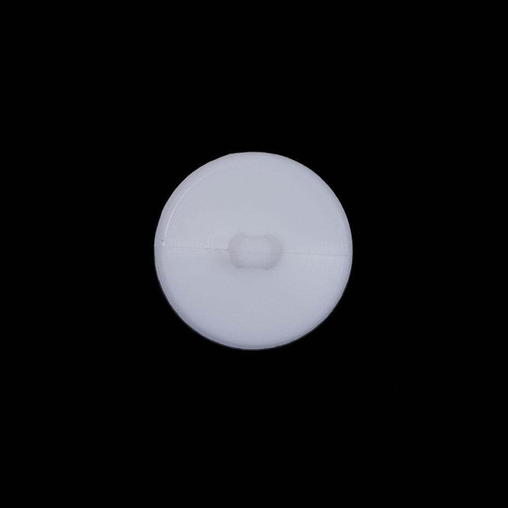 White Plastic Shank-Back Button - 24L/15mm - Joann Fabrics