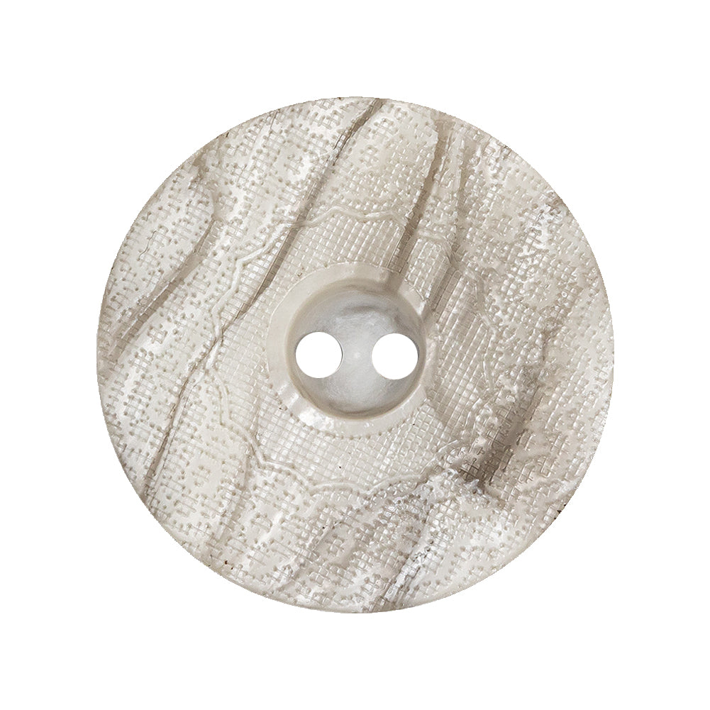Italian Moonstruck and Fallen Rock Swirled Lacy Textured Wide Rim 2-Hole Plastic Button - 44L/28mm - Joann Fabrics