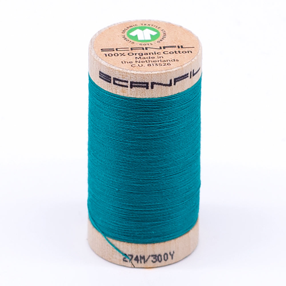 SCANFIL® 30wt Organic Pima Cotton Thread 300 yds - 4866 Tropical Green - Joann Fabrics