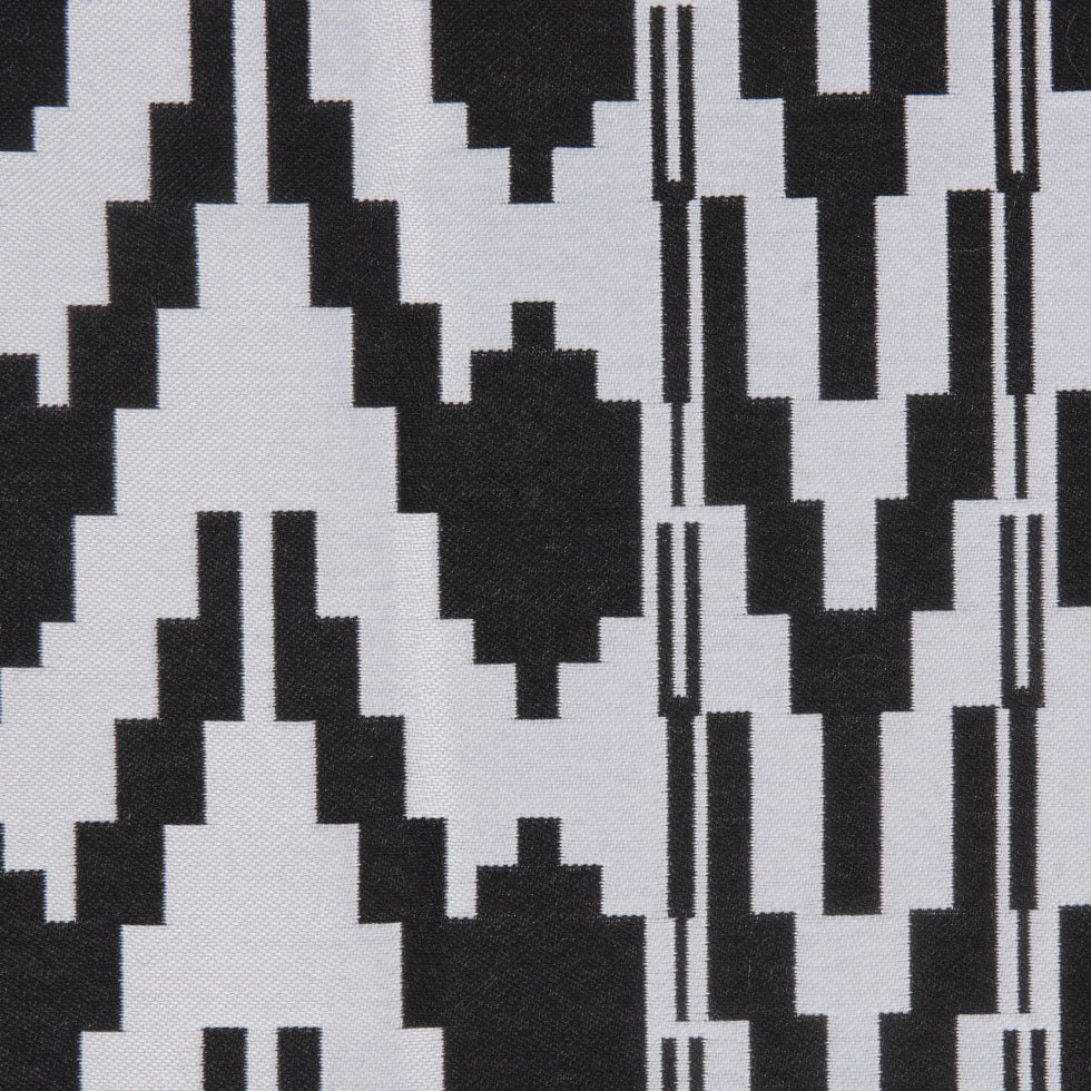 Black Geometric Polyester Brocade - Joann Fabrics
