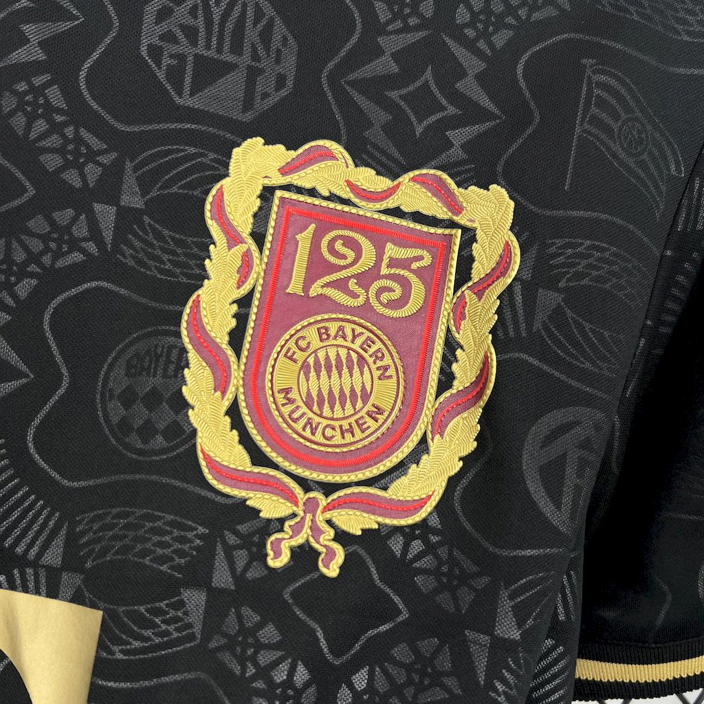 2025/2026 Bayern Munich 125th Anniversary Edition Black Football Jersey 1:1 Thai Quality