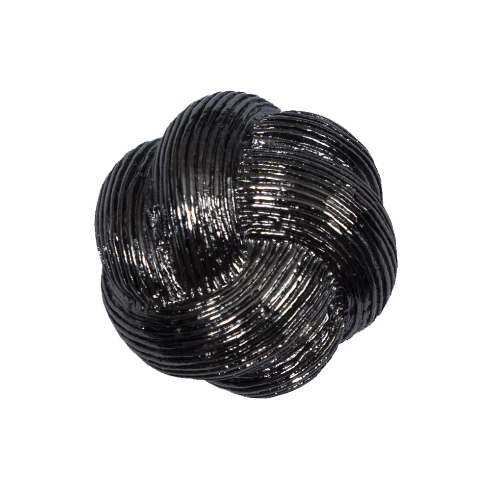 Italian Gunmetal Knot Metal Shank-Back Button - 40L/25.5mm - Joann Fabrics