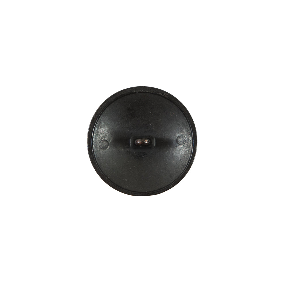 Italian Black Button with Double-Headed Eagle Emblem - 24L/15mm - Joann Fabrics