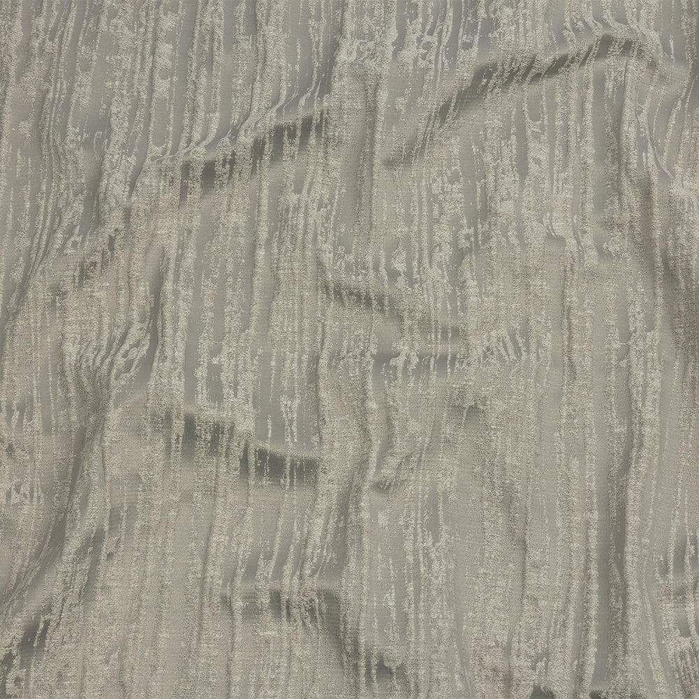Recycled Polyester Drapery Jacquard - Silver Striated - British Imported - Joann Fabrics